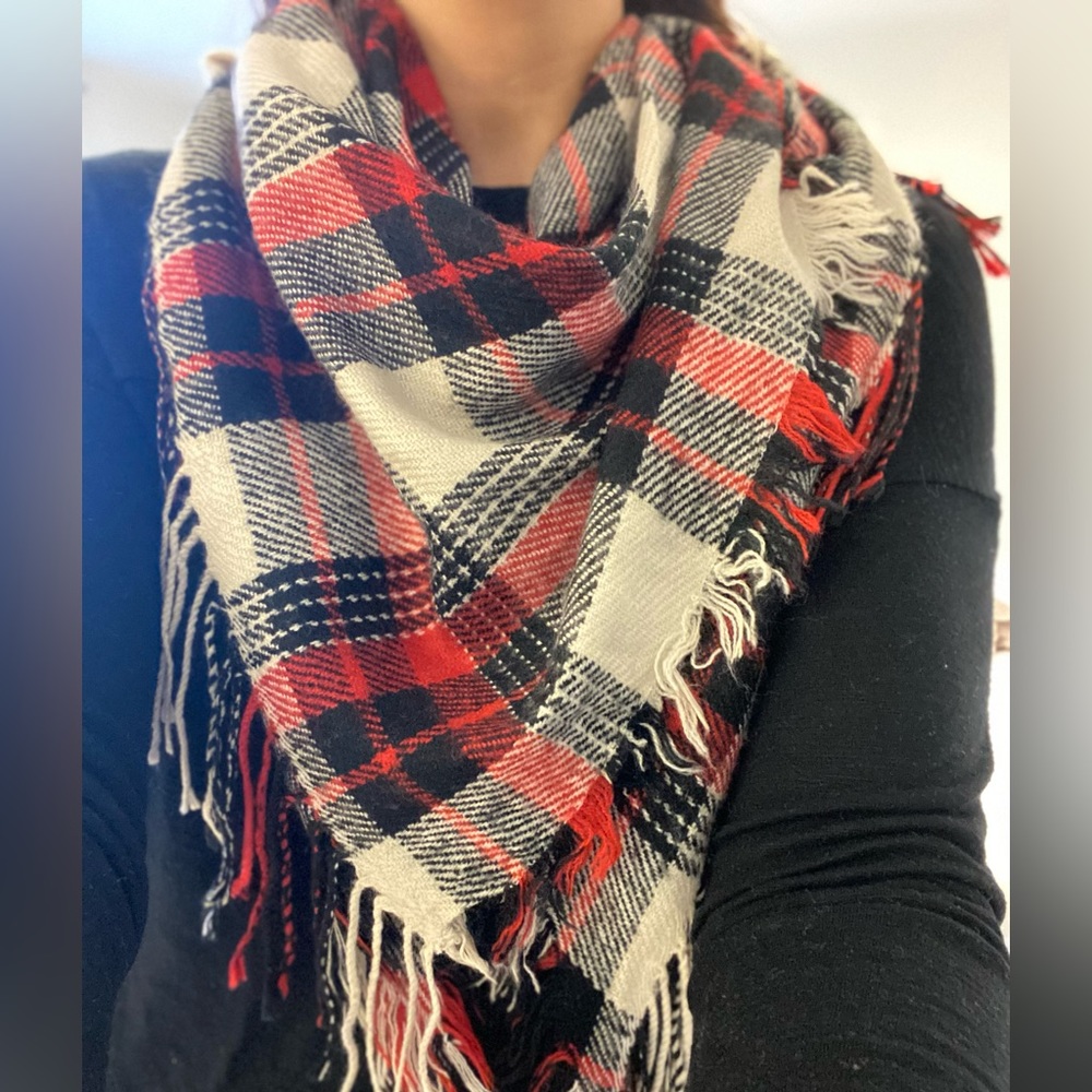 Madewell triangle scarf wool blend